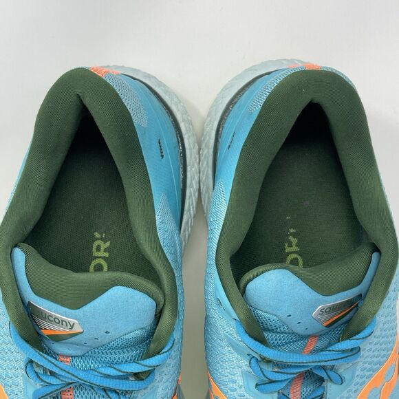 Saucony Triumph 18 Shoes Mens 12.5 Blue Mesh Lightweight Running Sneakers - Picture 8 of 16